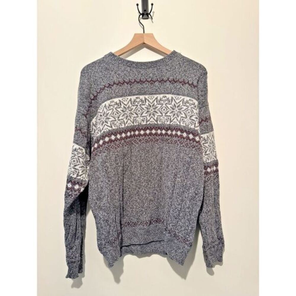 Victoria's Dry‎ Goods Made in the USA Adult Large NWOT Winter Fair Isle Sweater